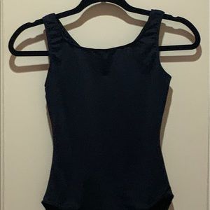 Traditional Bloch black leotard